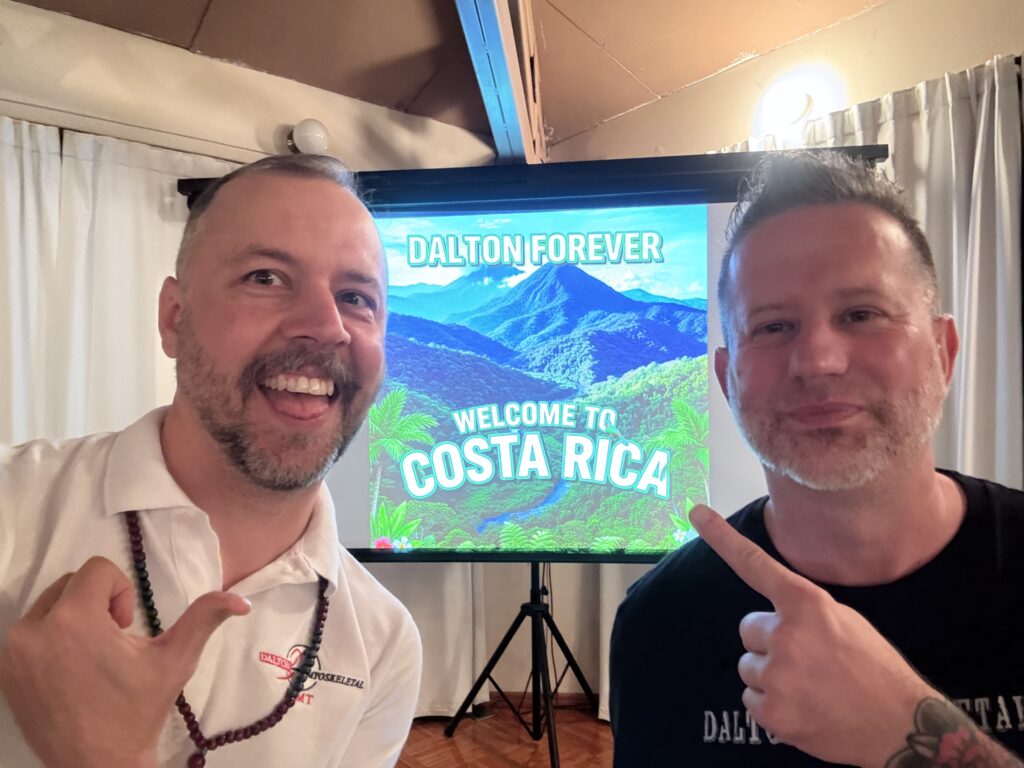 Dalton Myoskeletal Techniques in Costa Rica taught by Scott of Star Dynamic Wellness and Nate Fay of Hazardville Wellness
